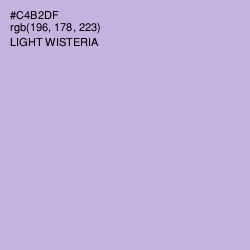 #C4B2DF - Light Wisteria Color Image